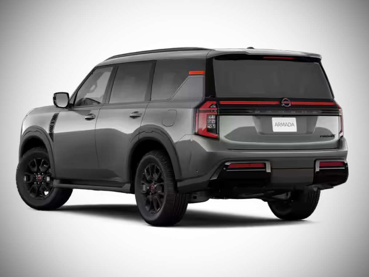 2025 Nissan Armada Pro 4X Gun Metallic Rear