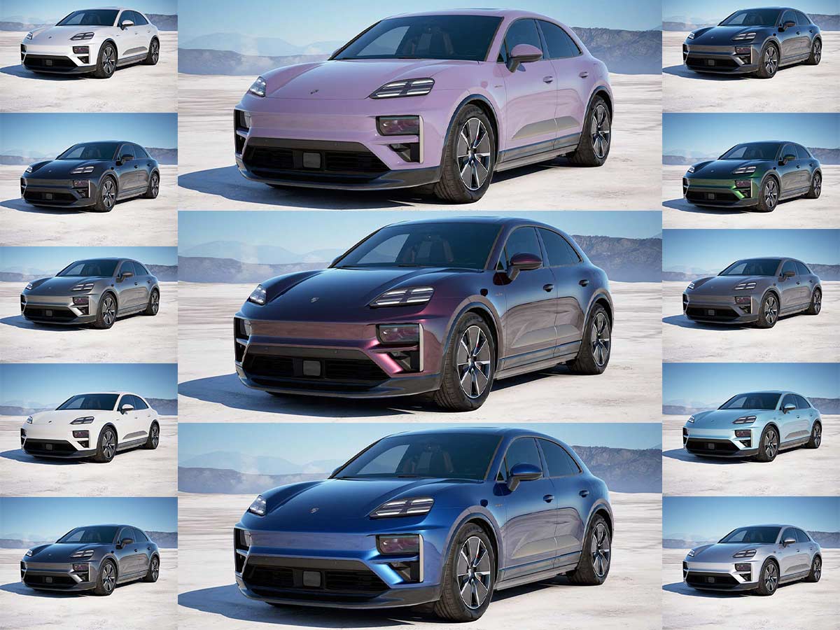2025 Porsche Macan Turbo All color Options