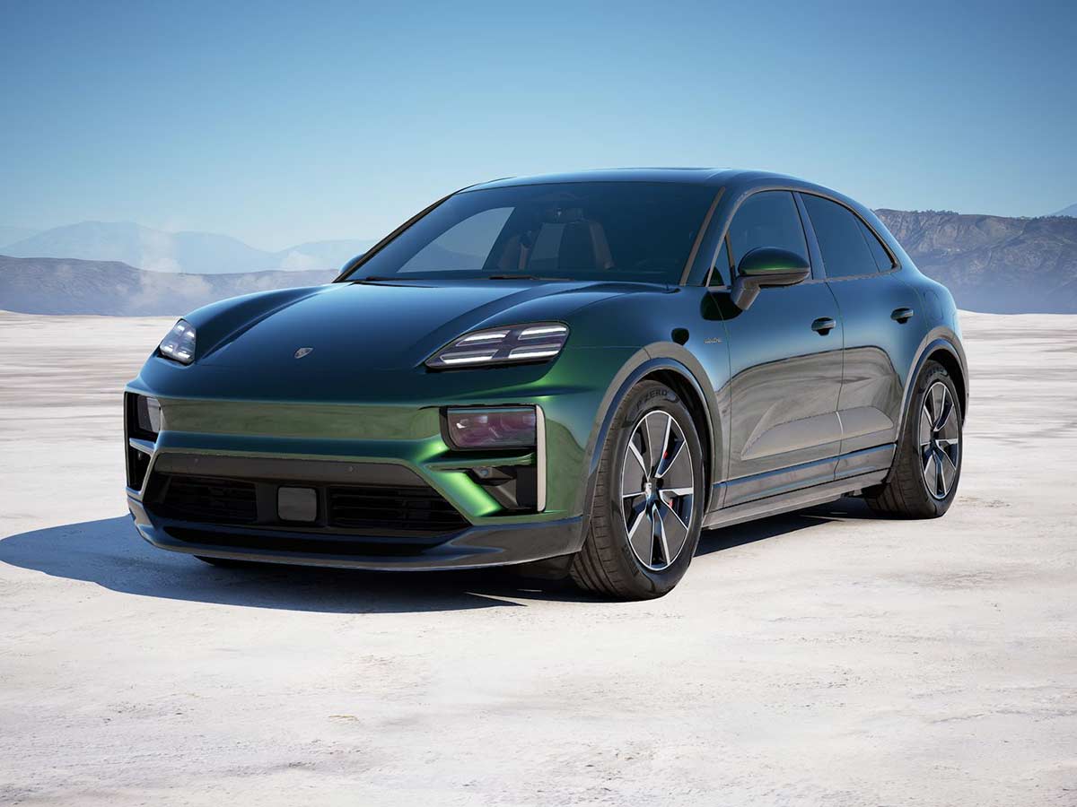 2025 Porsche Macan Turbo Electric Oak Green Metallic Neo (2)