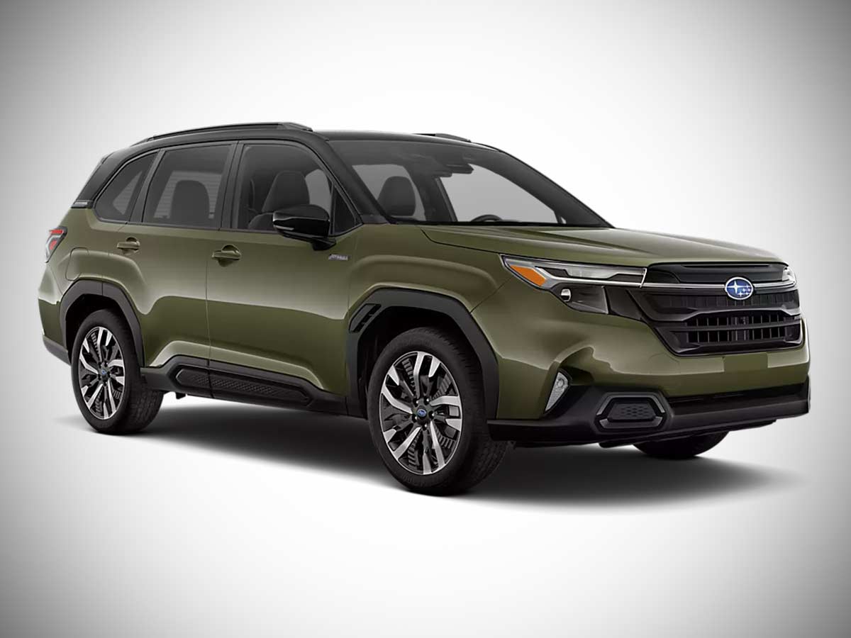 2025 Subaru Forester Touring Hybrid Autumn Green Metallic Two Tone