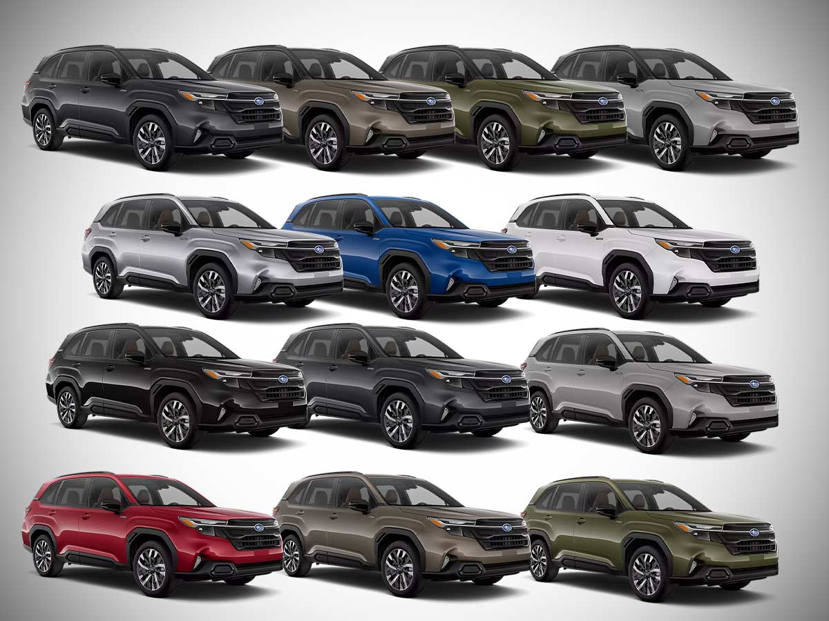 2025 Subaru Forester Touring Hybrid Color Options