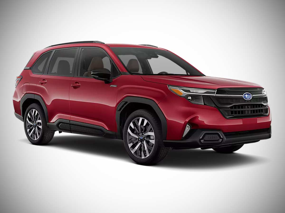 2025 Subaru Forester Touring Hybrid Crimson Red Pearl
