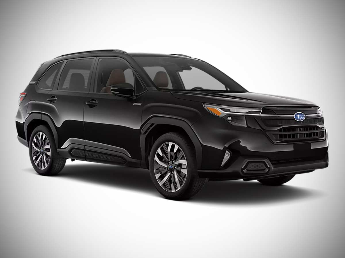 2025 Subaru Forester Touring Hybrid Crystal Black Silica