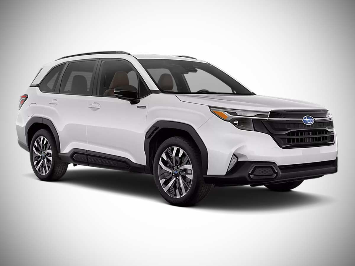2025 Subaru Forester Touring Hybrid Crystal White Pearl
