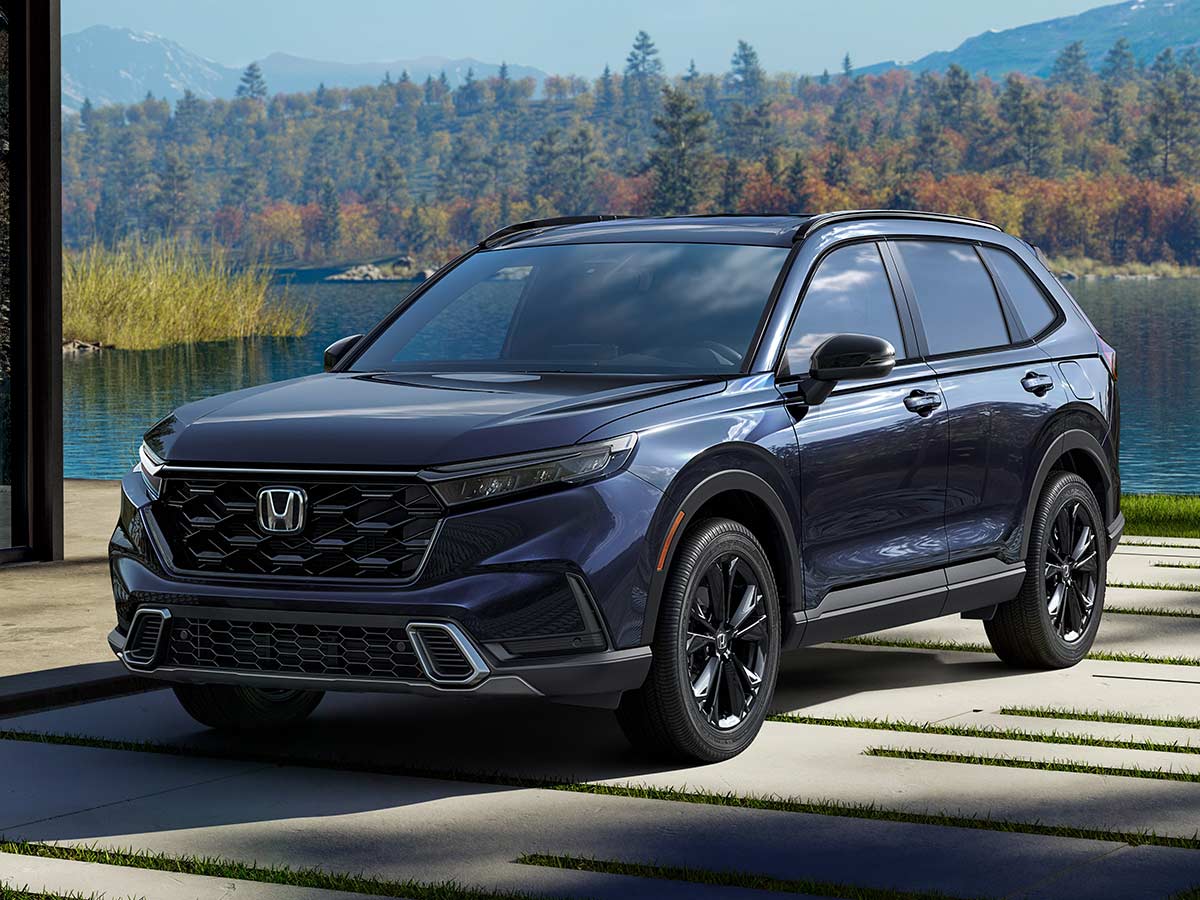 2026 Honda CR V Sport Touring Hybrid Front Quarter