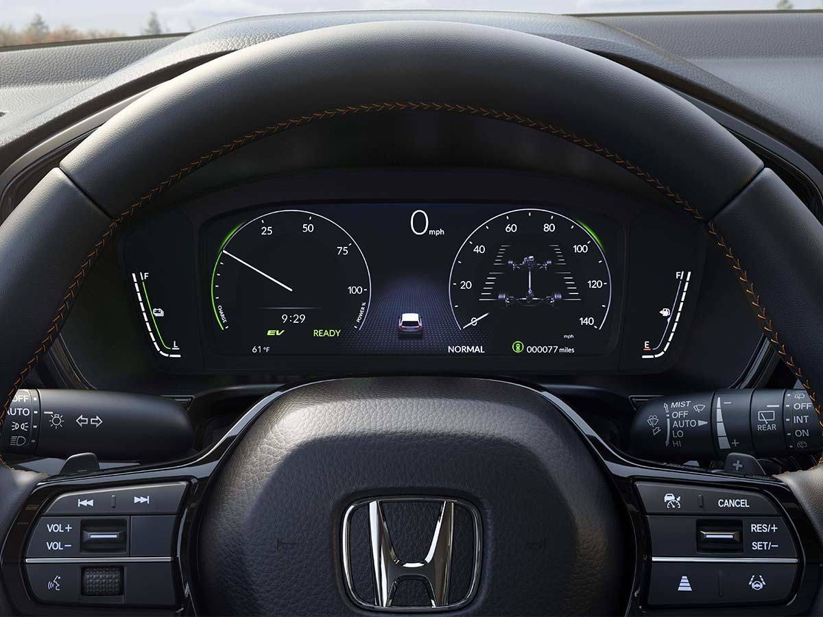2026 Honda CR V TrailSport Hybrid Digital Meter