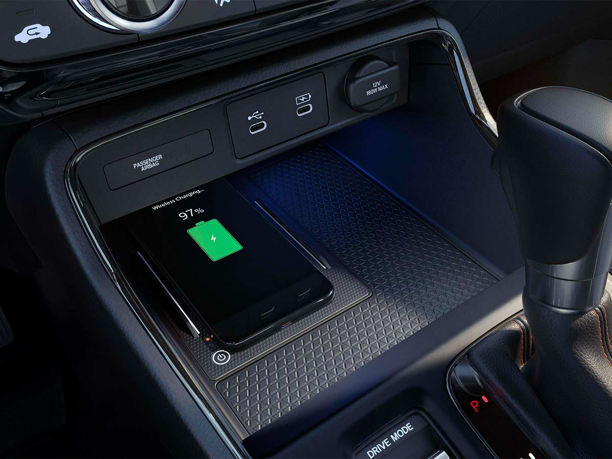 2026 Honda CR V TrailSport Hybrid Wireless Charger