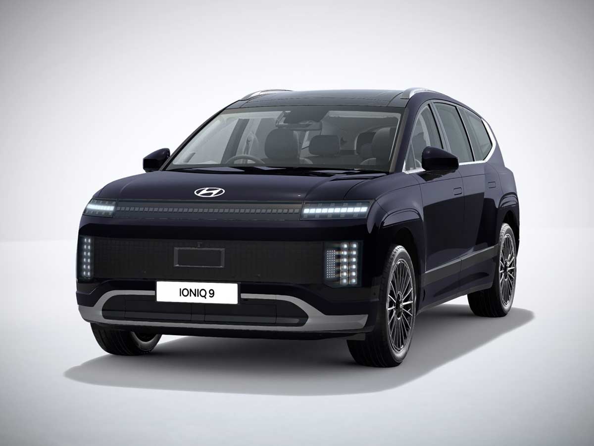 2025 Hyundai Ioniq 9 Calligraphy Biophilic Blue Pearl Front