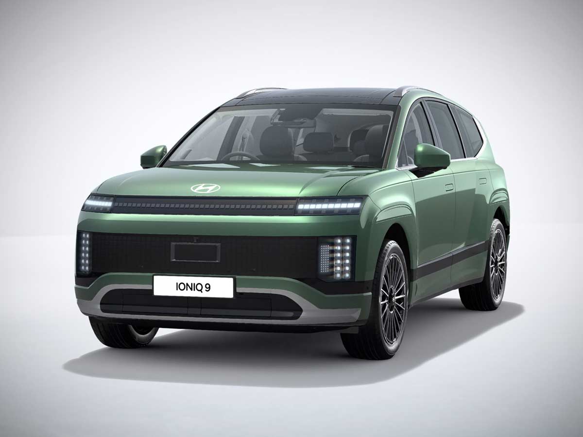 2025 Hyundai Ioniq 9 Calligraphy Ionosphere Green Pearl Front