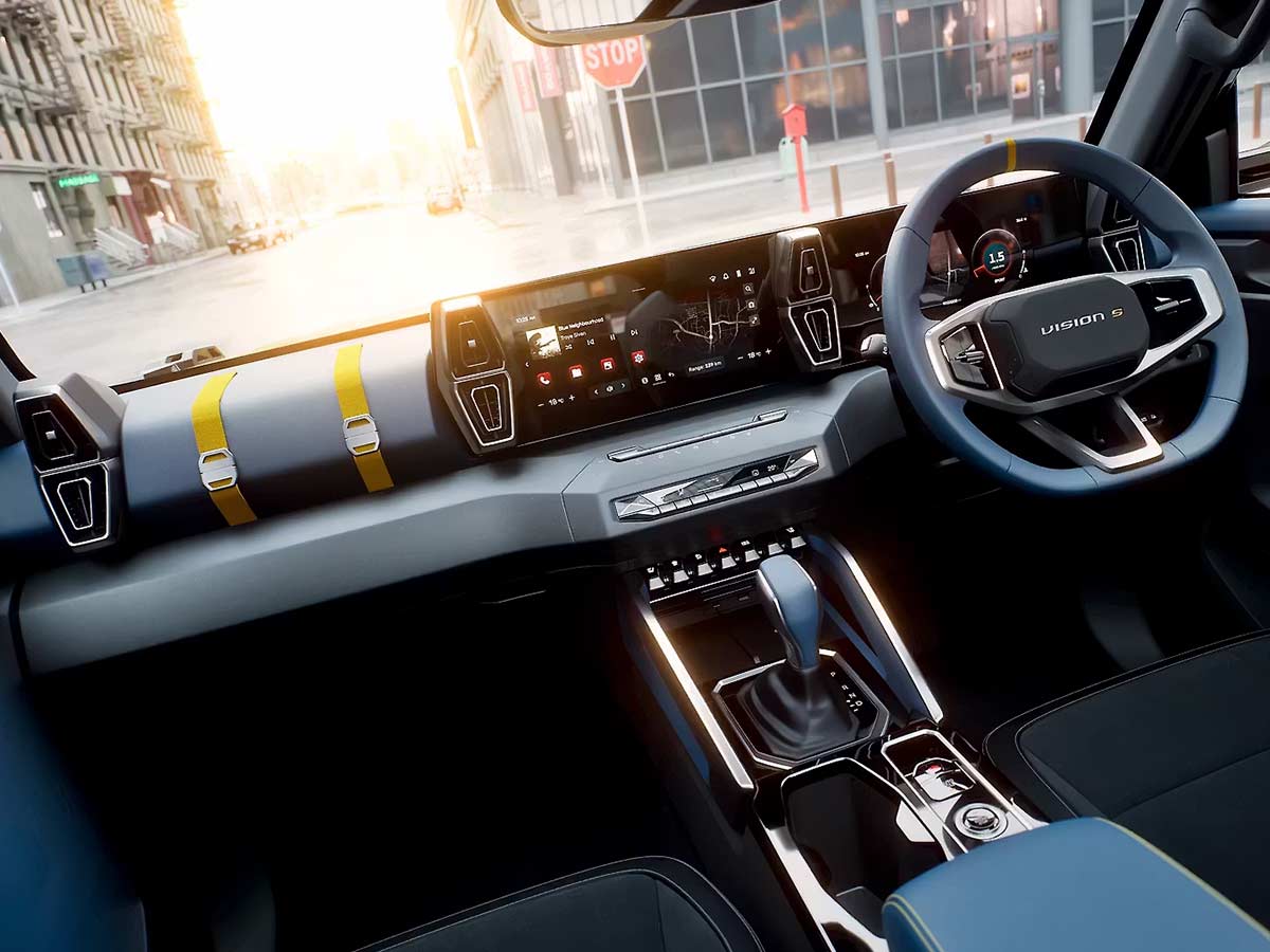 2025 Mahindra Vision S Concept SUV Dashboard