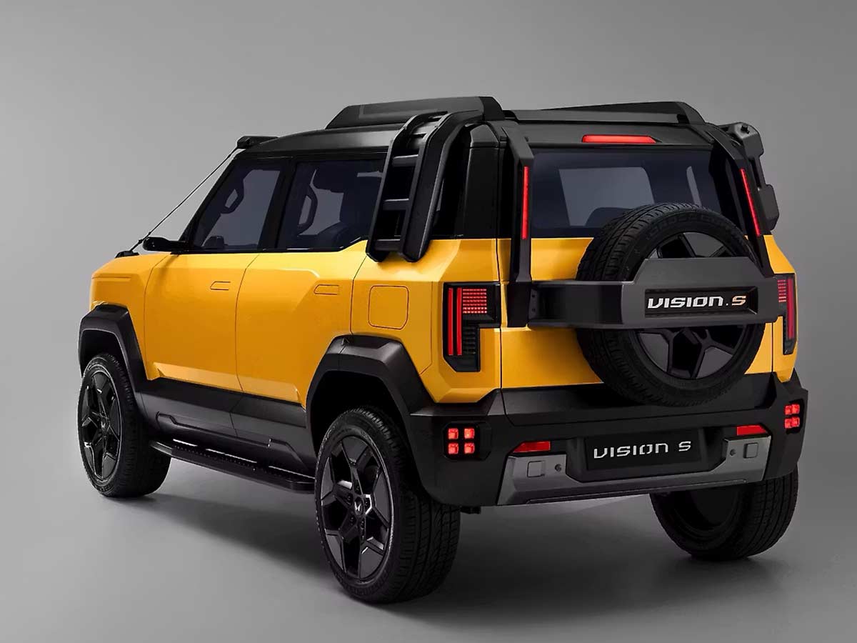 2025 Mahindra Vision S Concept SUV Left Rear Quarter
