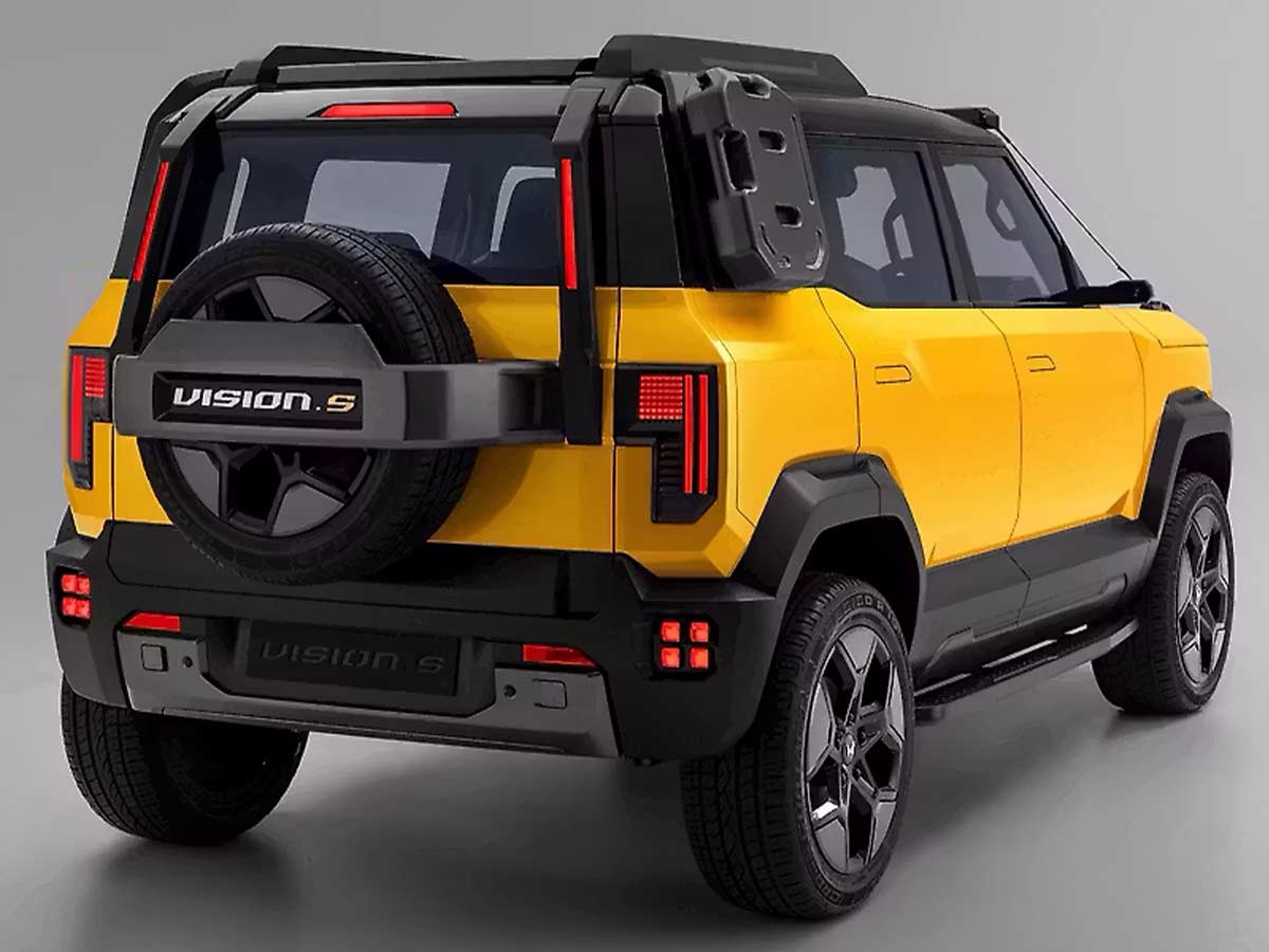 2025 Mahindra Vision S Concept SUV Right Rear Quarter