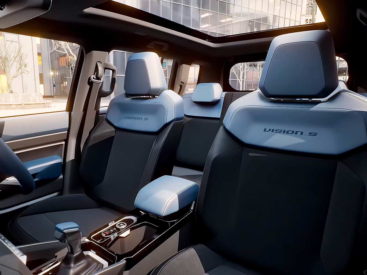 2025 Mahindra Vision S Concept SUV Seats Sunroof
