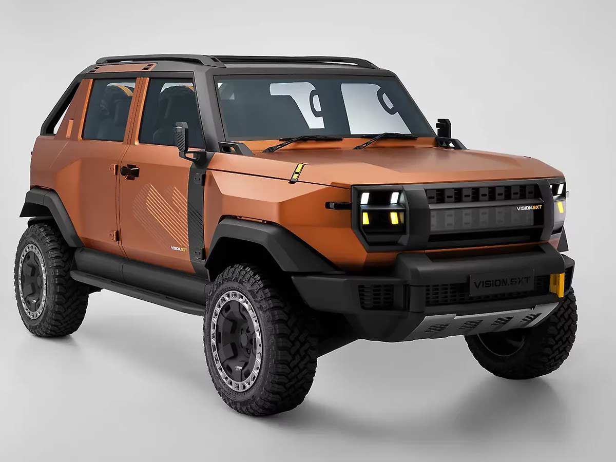 2025 Mahindra Vision SXT Concept SUV Front Quarter