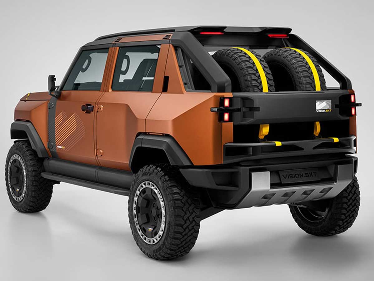 2025 Mahindra Vision SXT Concept SUV Rear Quarter
