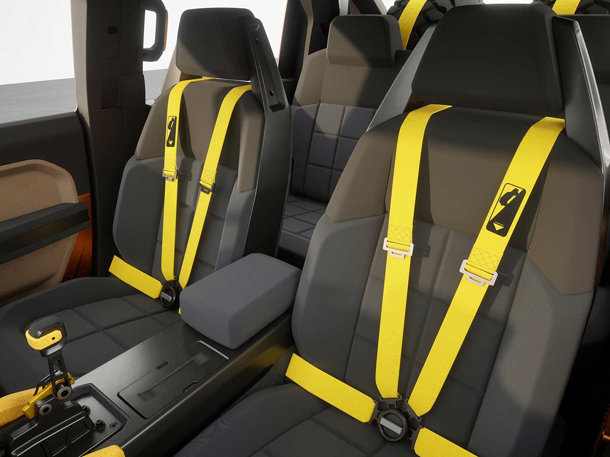 2025 Mahindra Vision SXT Concept SUV Seats