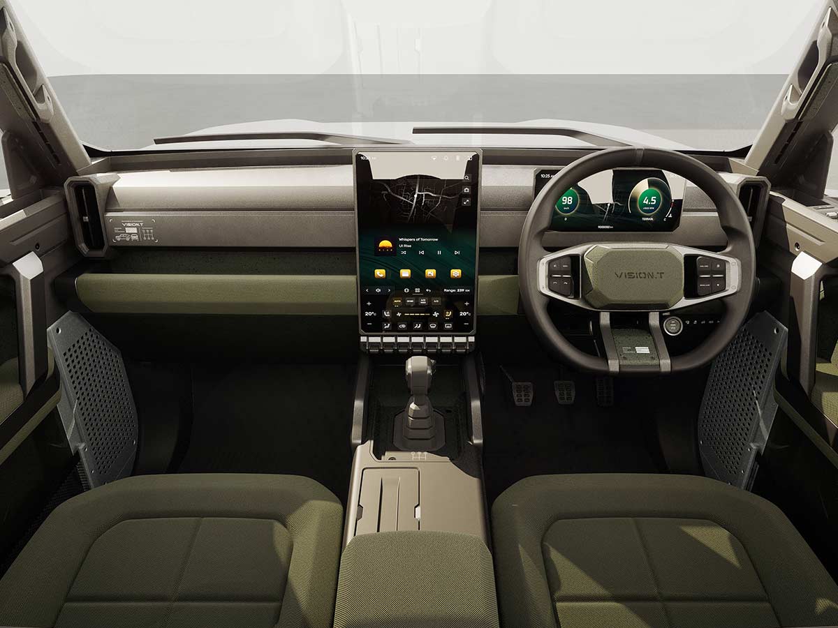 2025 Mahindra Vision T Concept SUV Interior