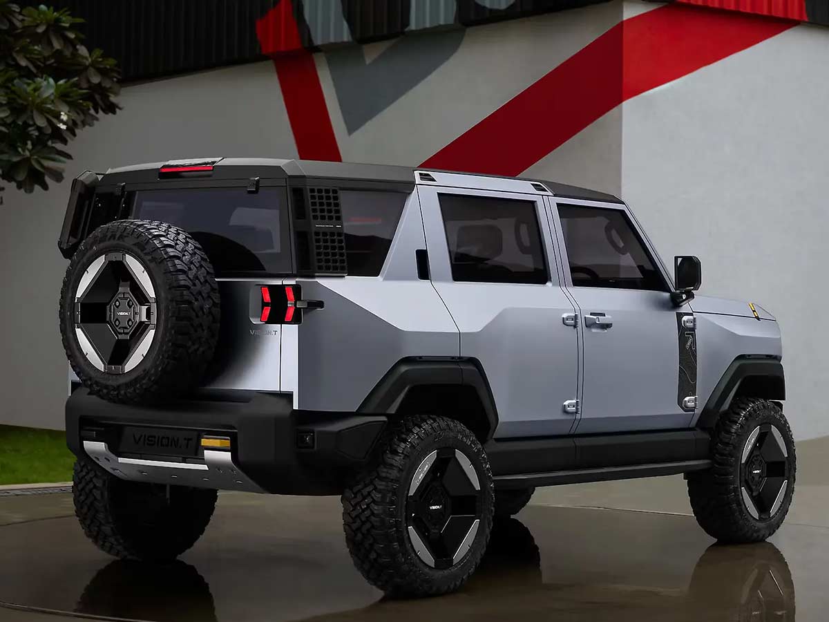 2025 Mahindra Vision T Concept SUV Rear Quarter