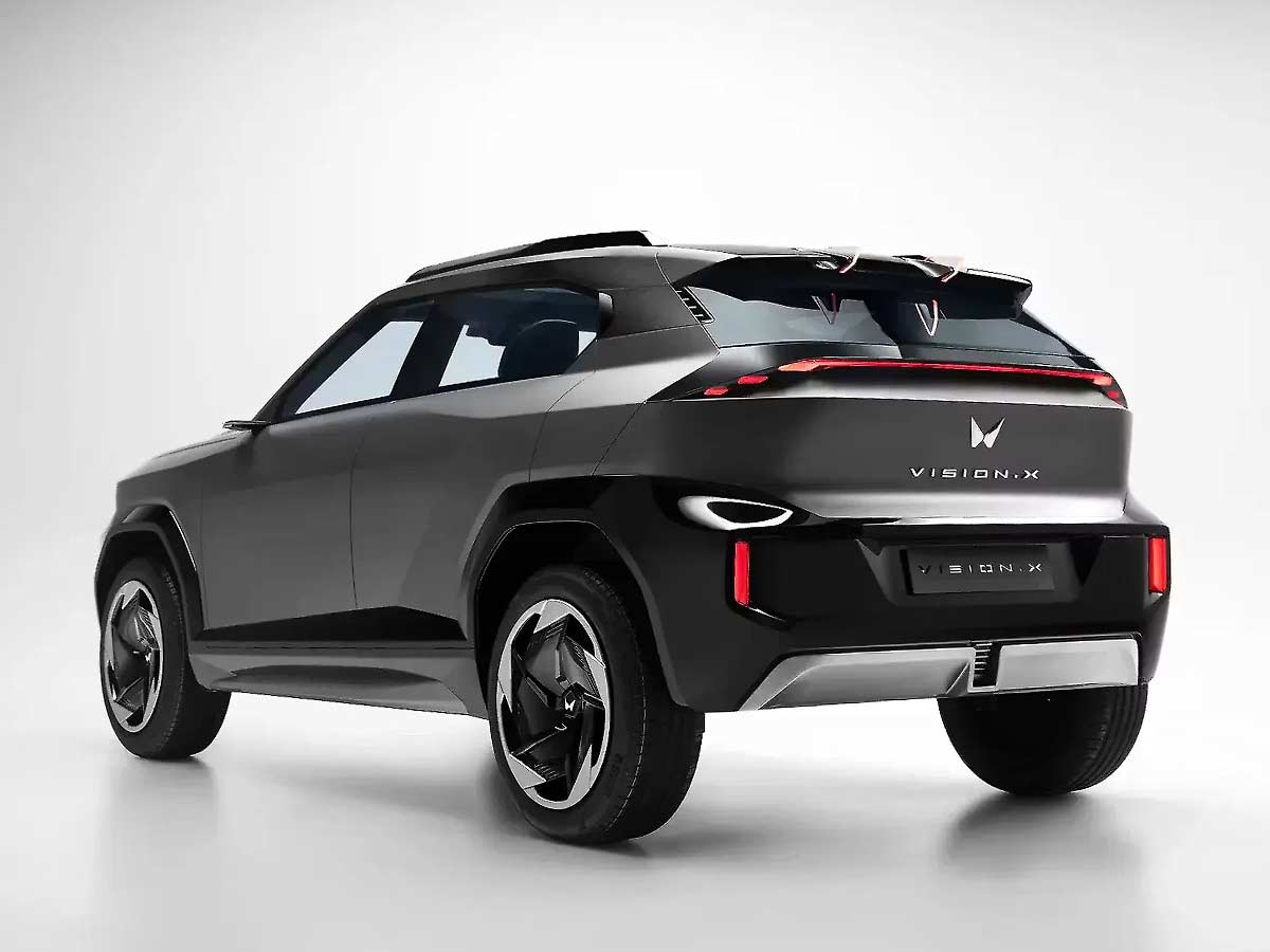 2025 Mahindra Vision X Concept SUV Rear Quarter