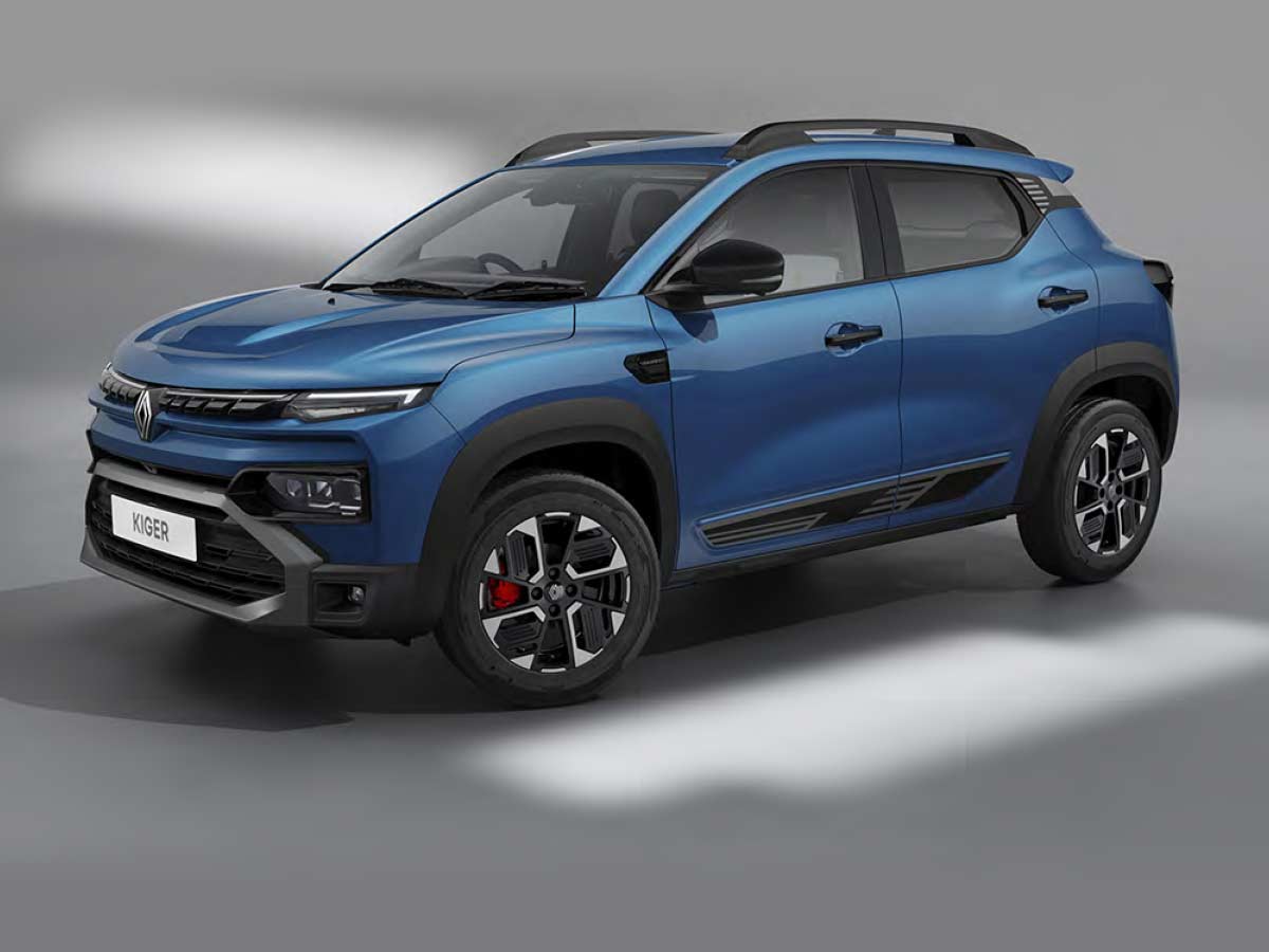 2025 Renault Kiger Caspian Blue