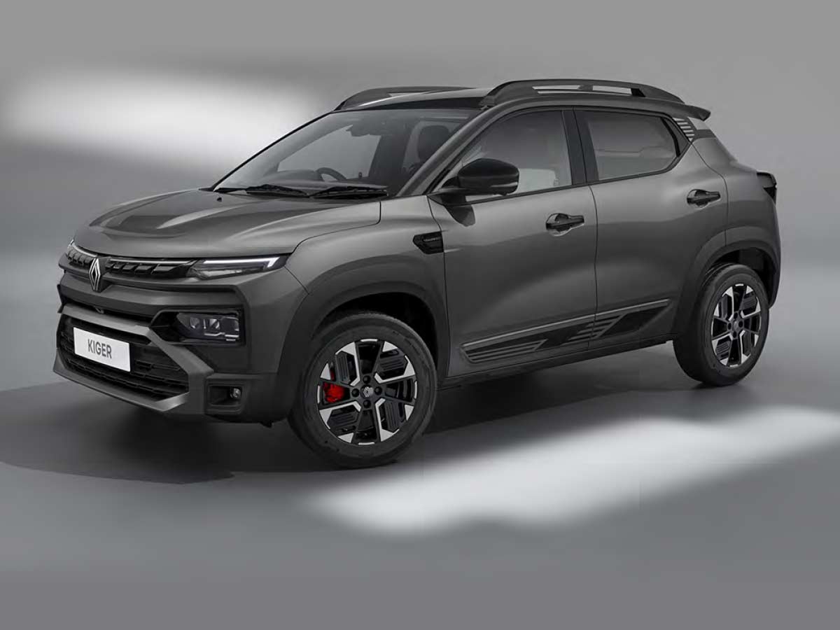 2025 Renault Kiger Shadow Grey with Mystery Black Roof