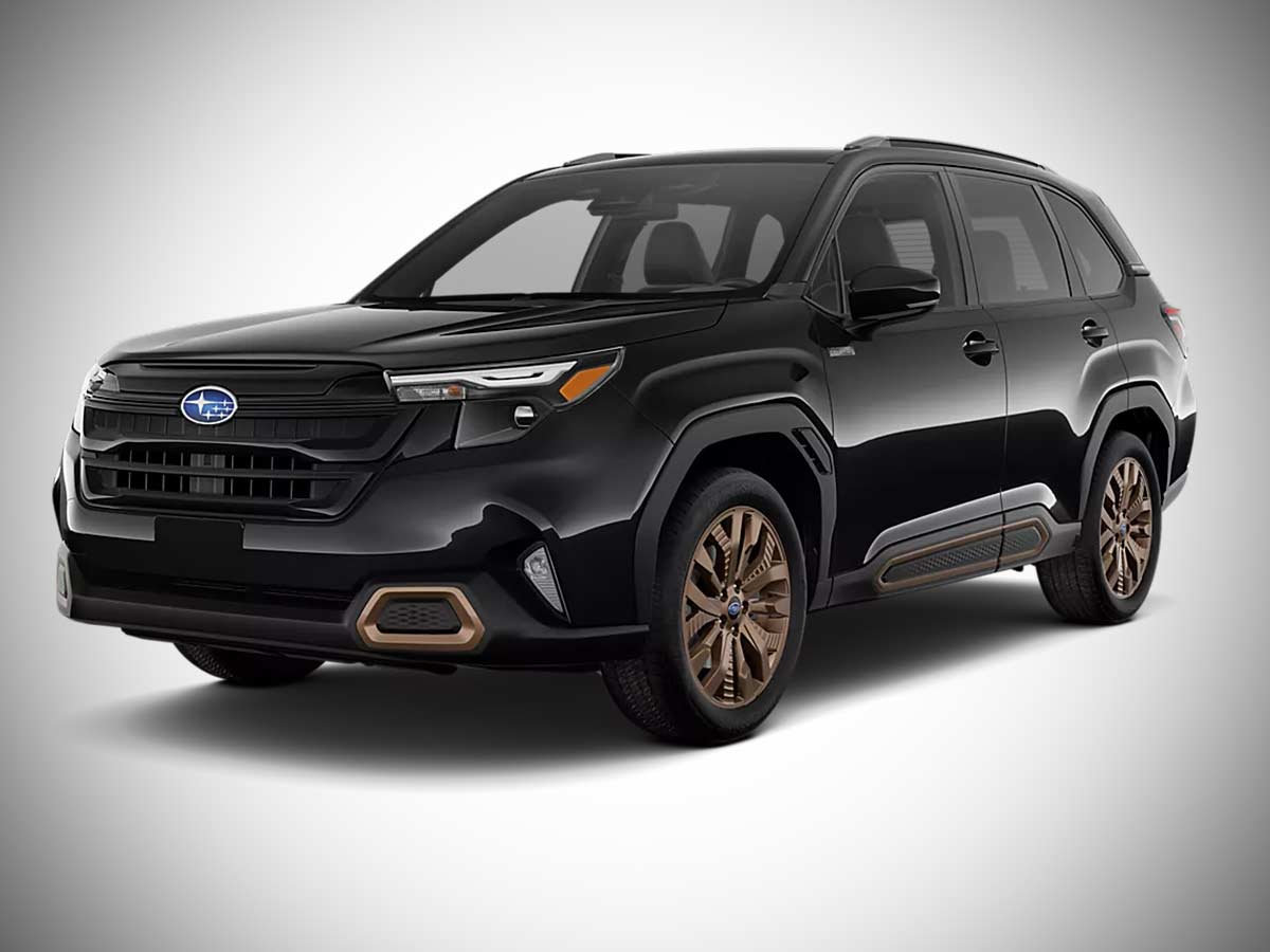 2025 Subaru Forester Sport Hybrid Crystal Black Silica