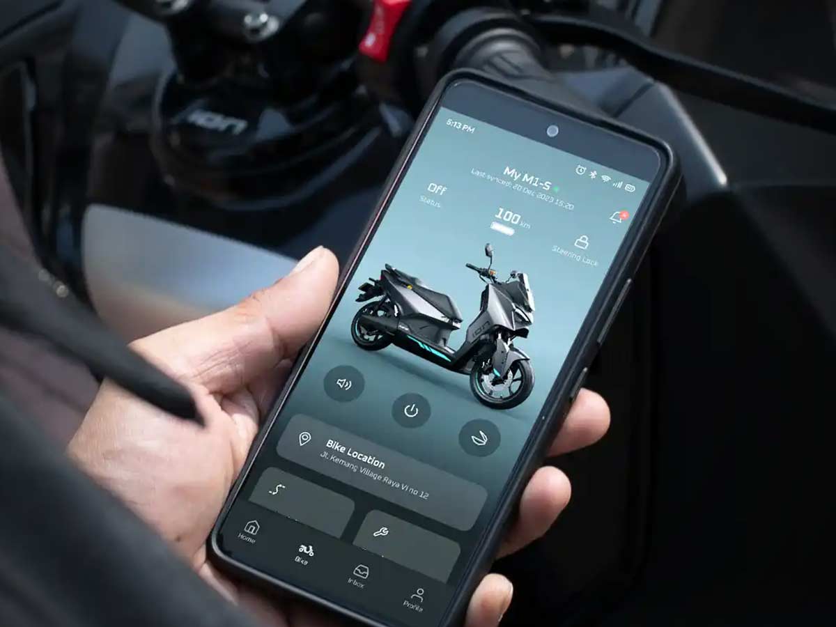 2025 TVS Ion M1 S App