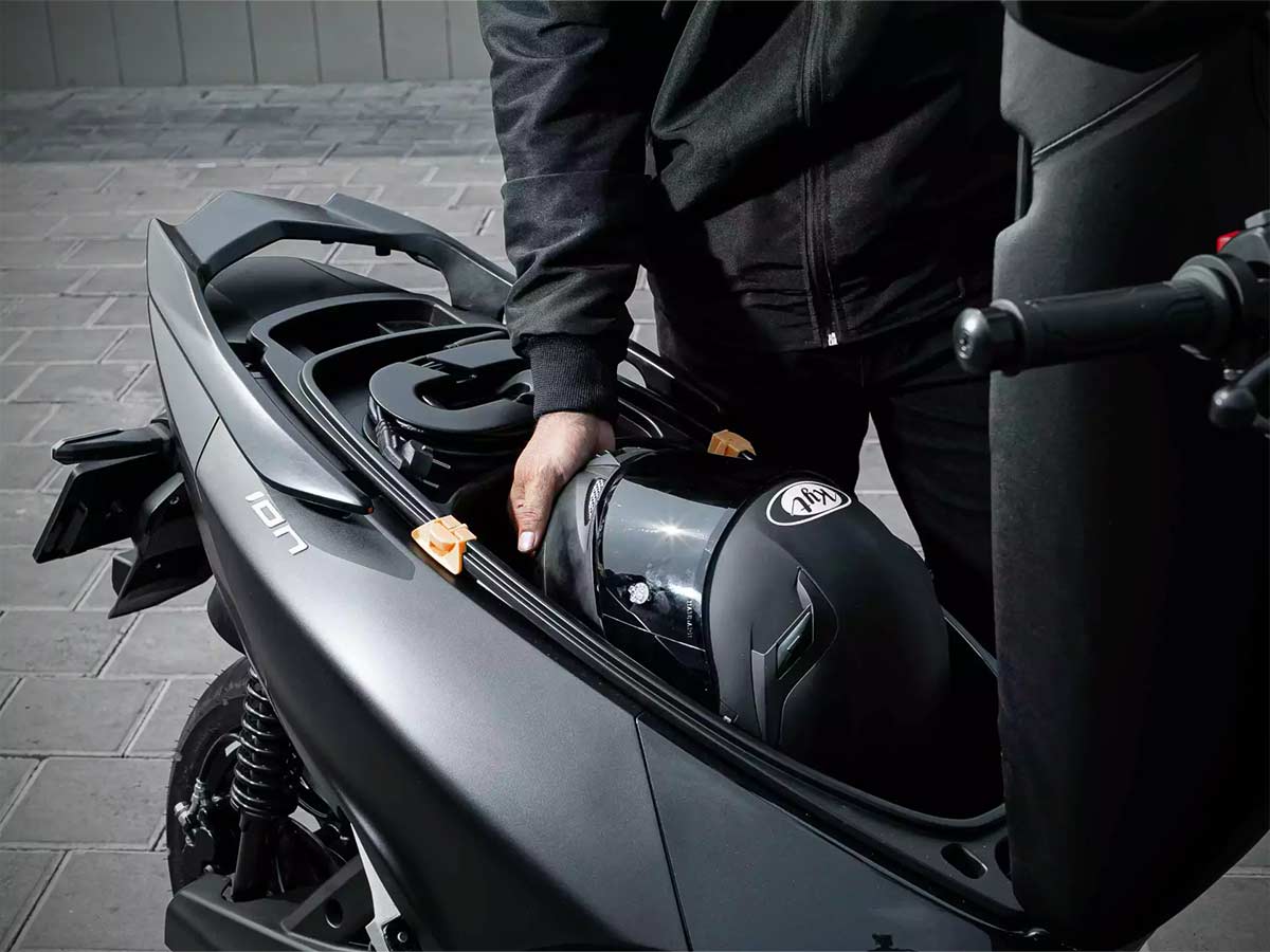 2025 TVS Ion M1 S Storage