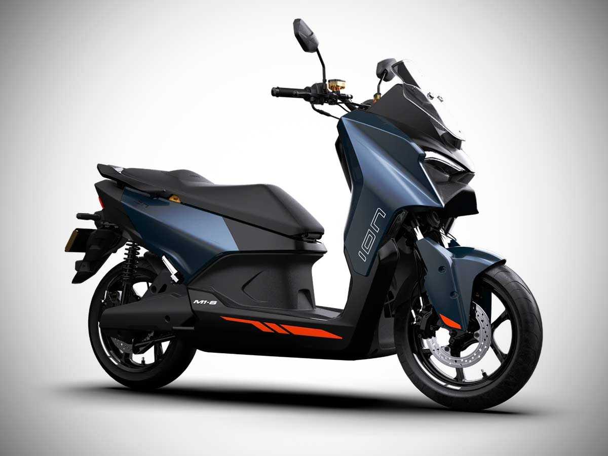 2025 TVS Ion M1 S Tempest Blue