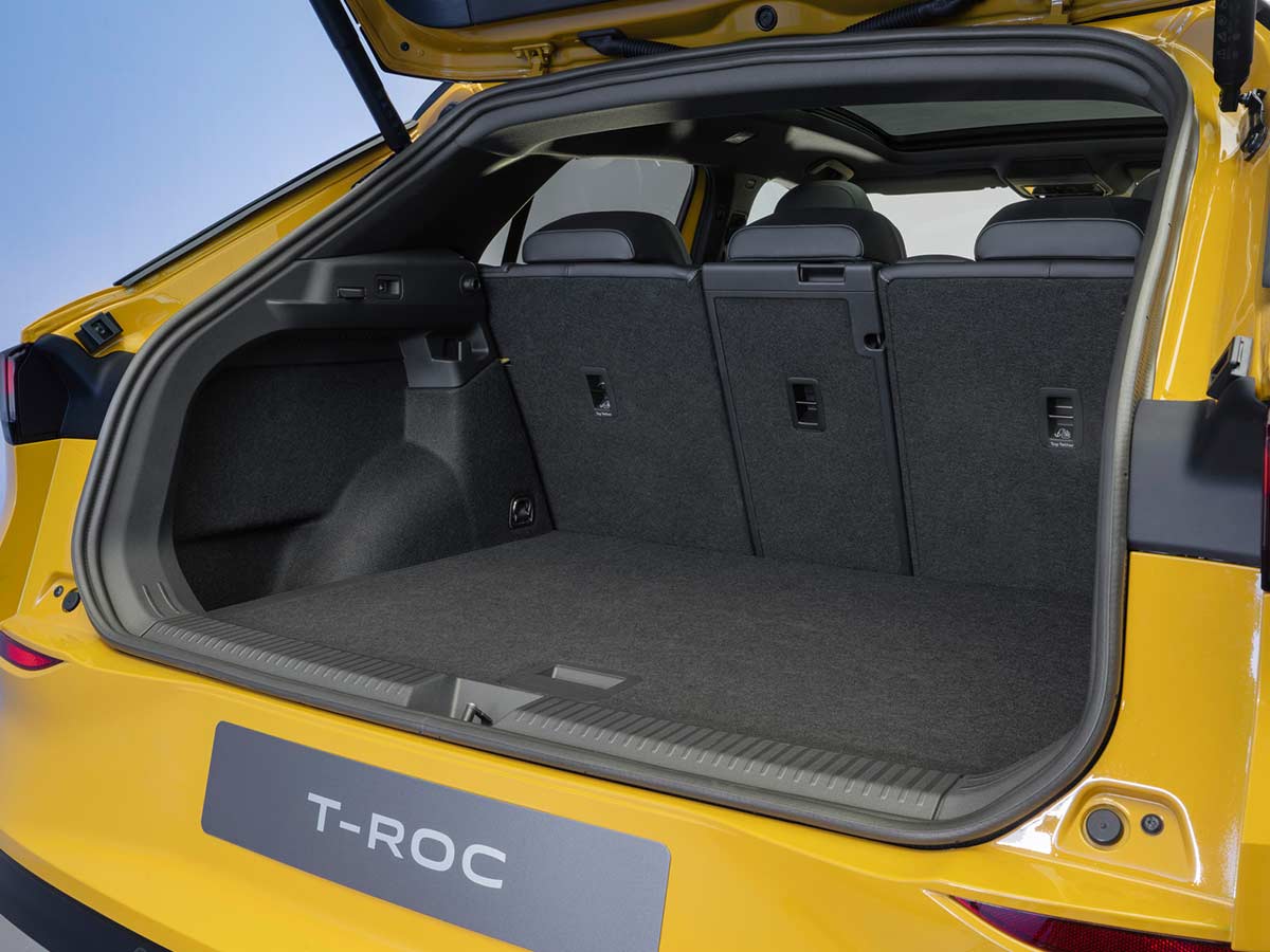 2025 Volkswagen T ROC R Line Boot Space