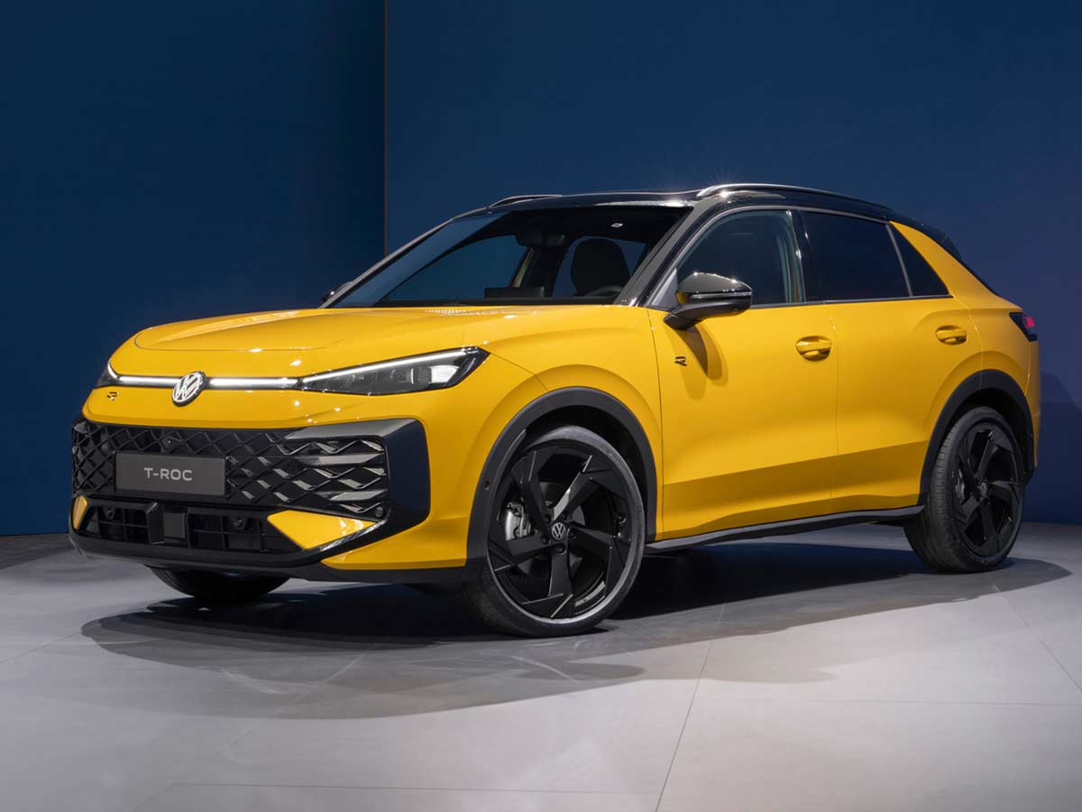 2025 Volkswagen T ROC R Line Front Quarter