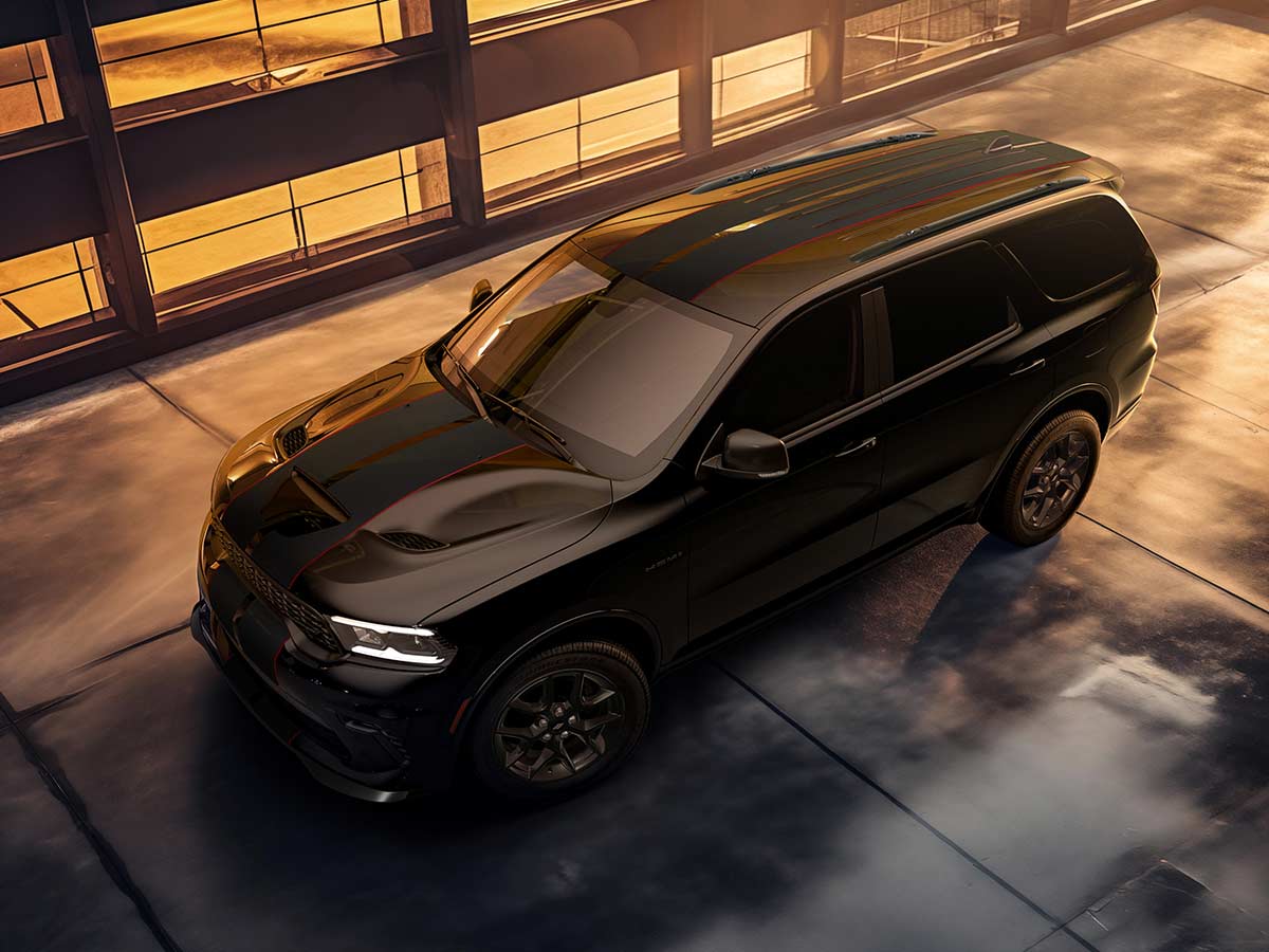 2026 Dodge Durango SRT Hellcat Jailbreak Black Top View