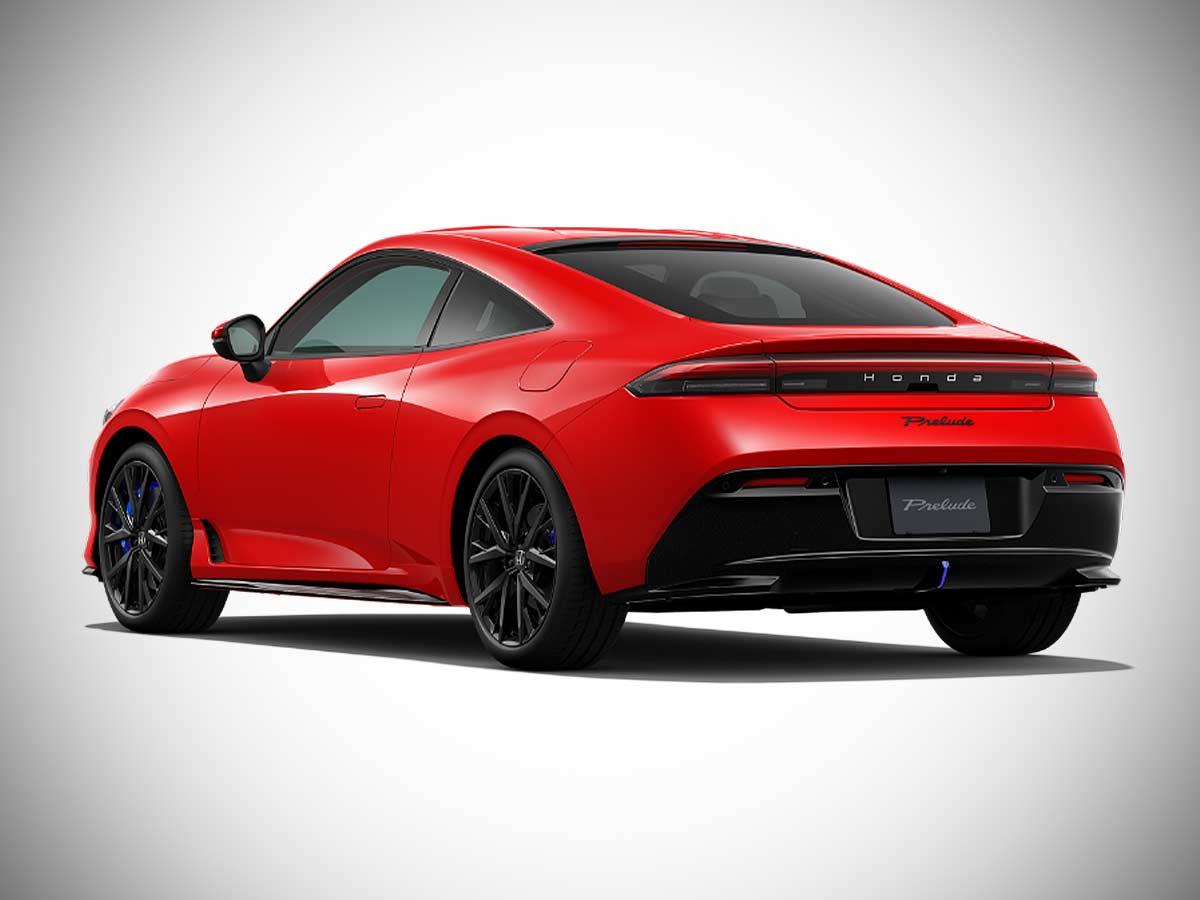 2026 Honda Prelude Flame Red Rear