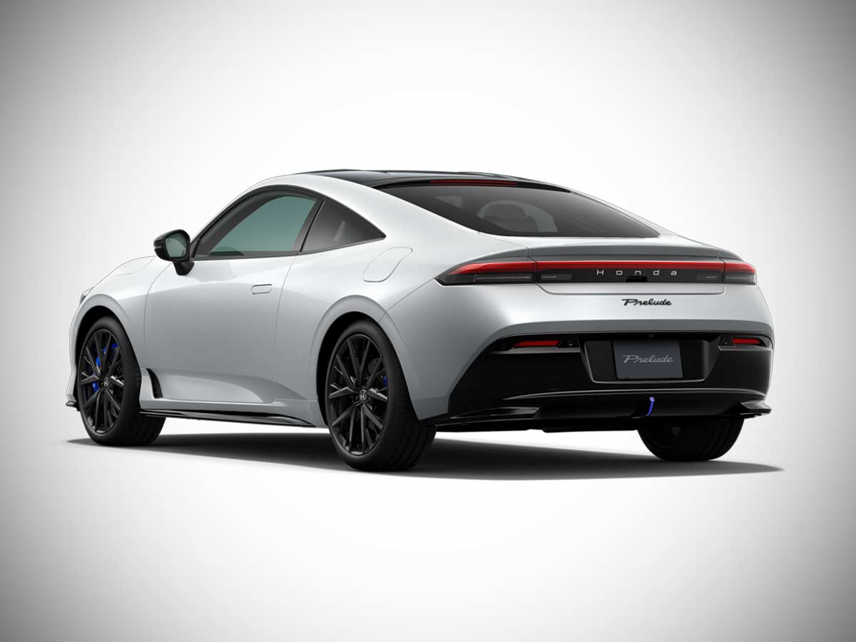 2026 Honda Prelude Honda On Limited Edition Moonlit White Pearl with Black Roof Rear