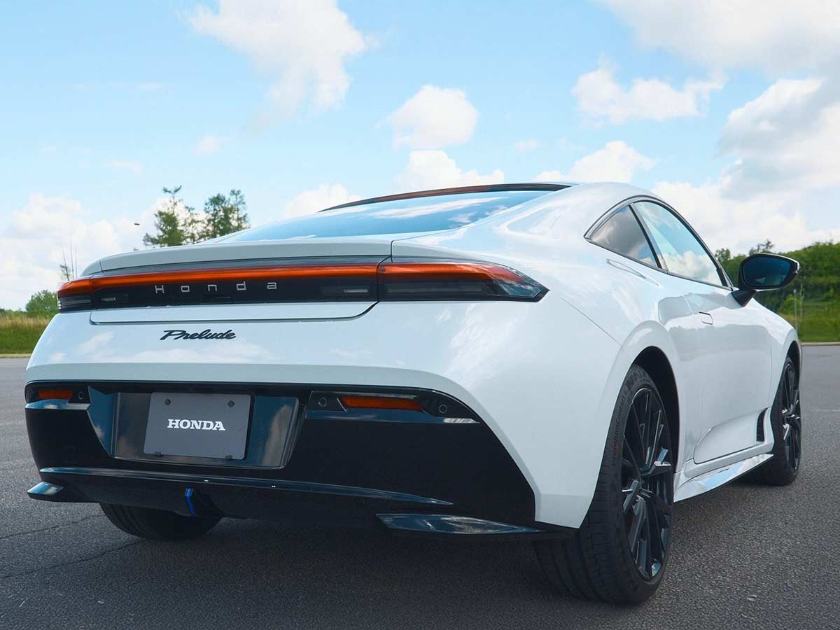 2026 Honda Prelude Hybrid Rear View Wide Angle