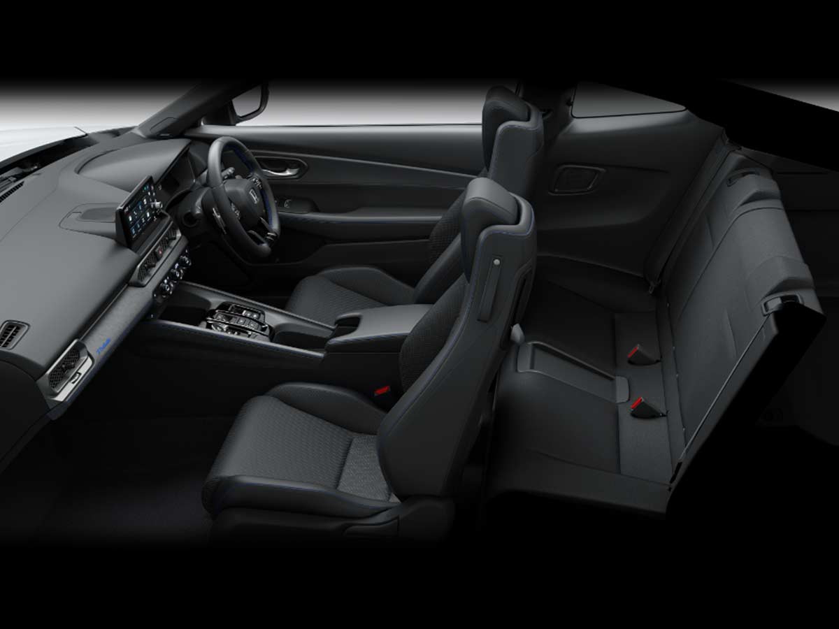 2026 Honda Prelude Seats Blue and Black