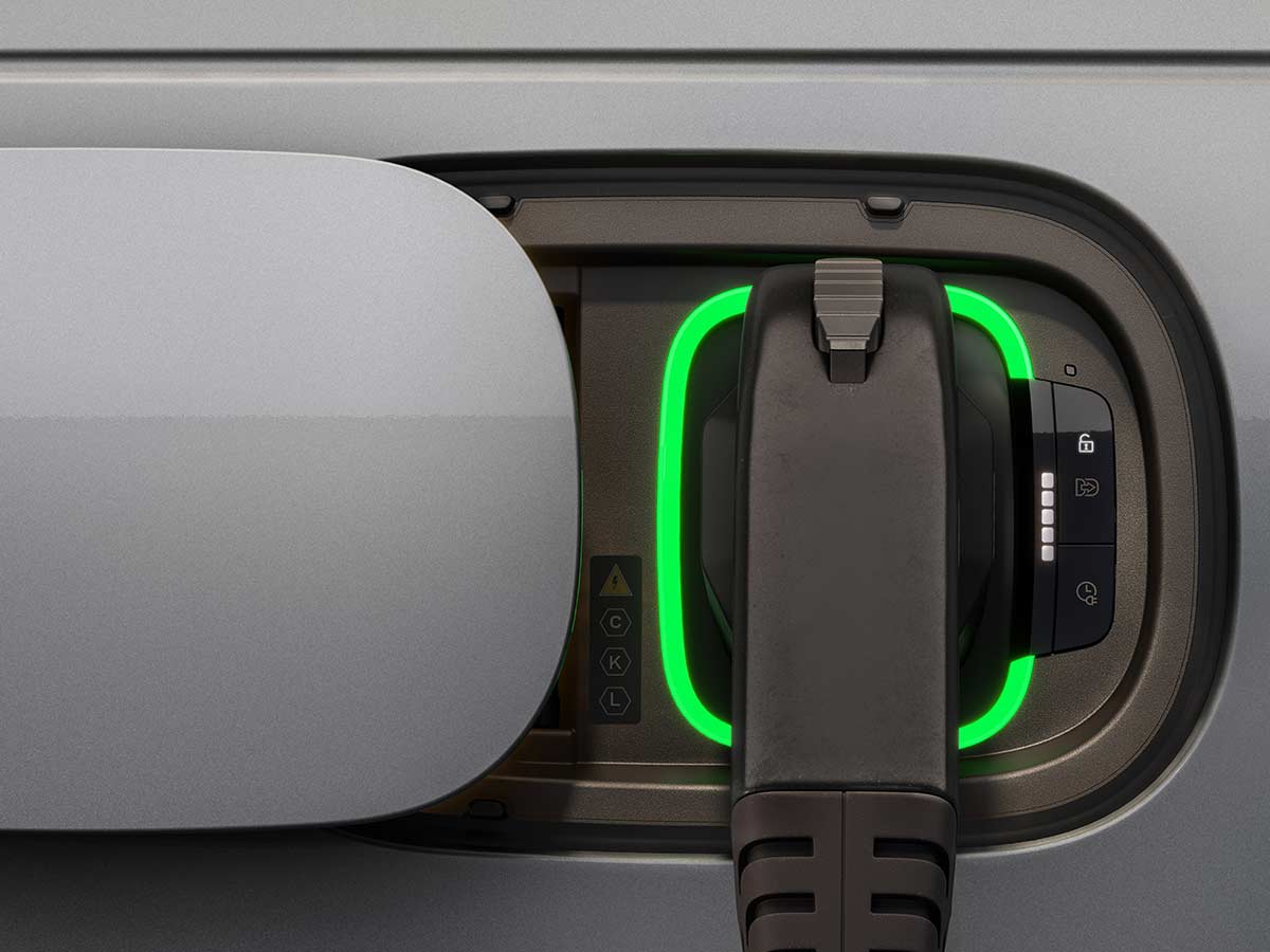 2026 Range Rover Electric Teaser Charging Port