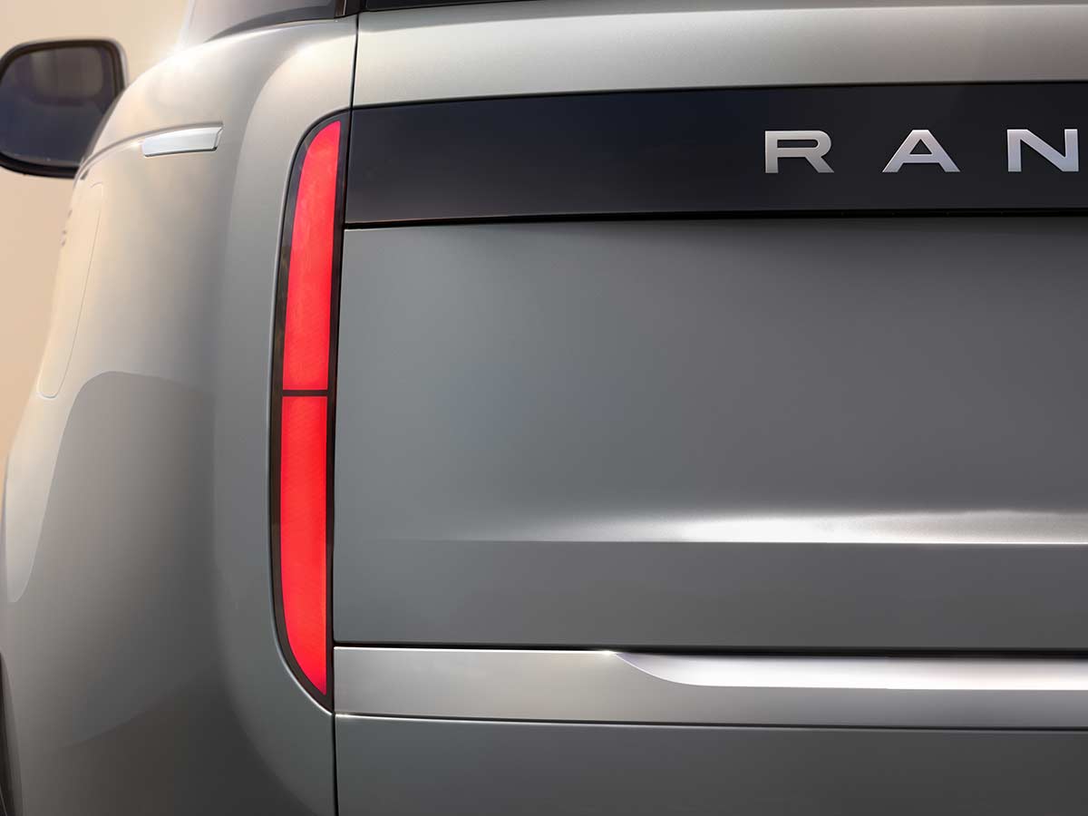 2026 Range Rover Electric Teaser Rear Tail Lamp