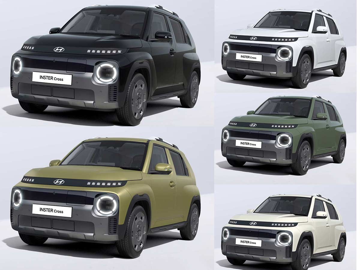 2025 Hyundai Inster Cross EV Colors All Options