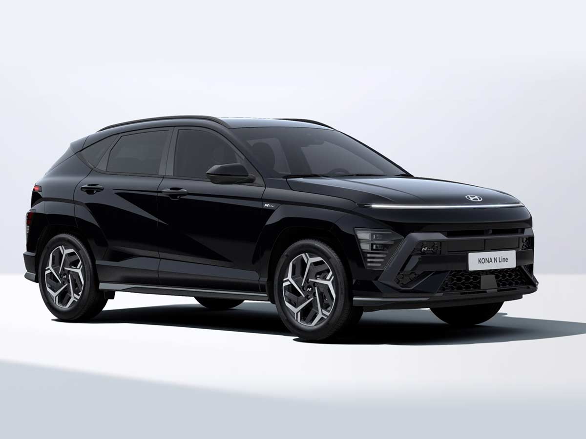 2025 Hyundai Kona N Line S Abyss Black Pearl Front View