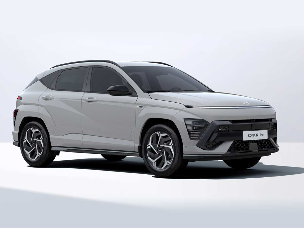 2025 Hyundai Kona N Line S Cyber Grey Metallic Front View