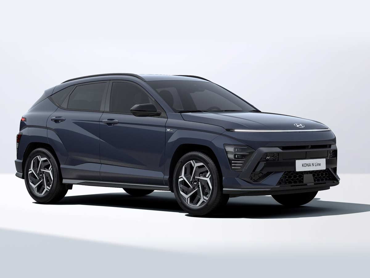 2025 Hyundai Kona N Line S Denim Blue Pearl Front View