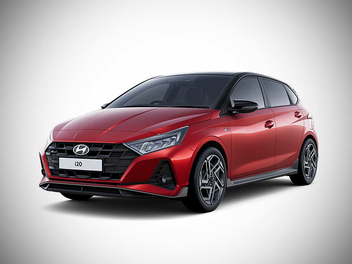 2025 Hyundai i20 N Line S Dragon Red Pearl with Phantom Black Roof