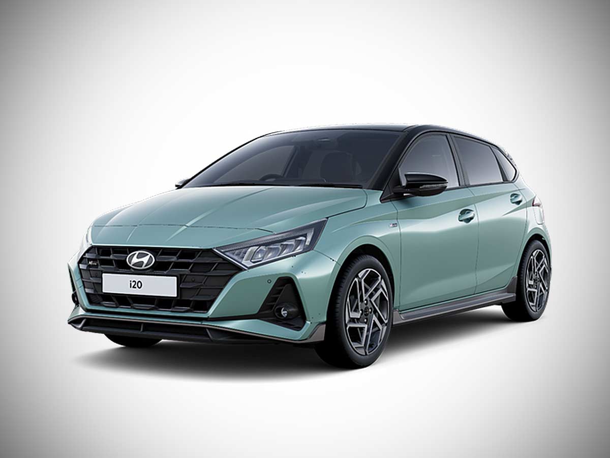 2025 Hyundai i20 N Line S Mangrove Green Pearl with Phantom Black Roof