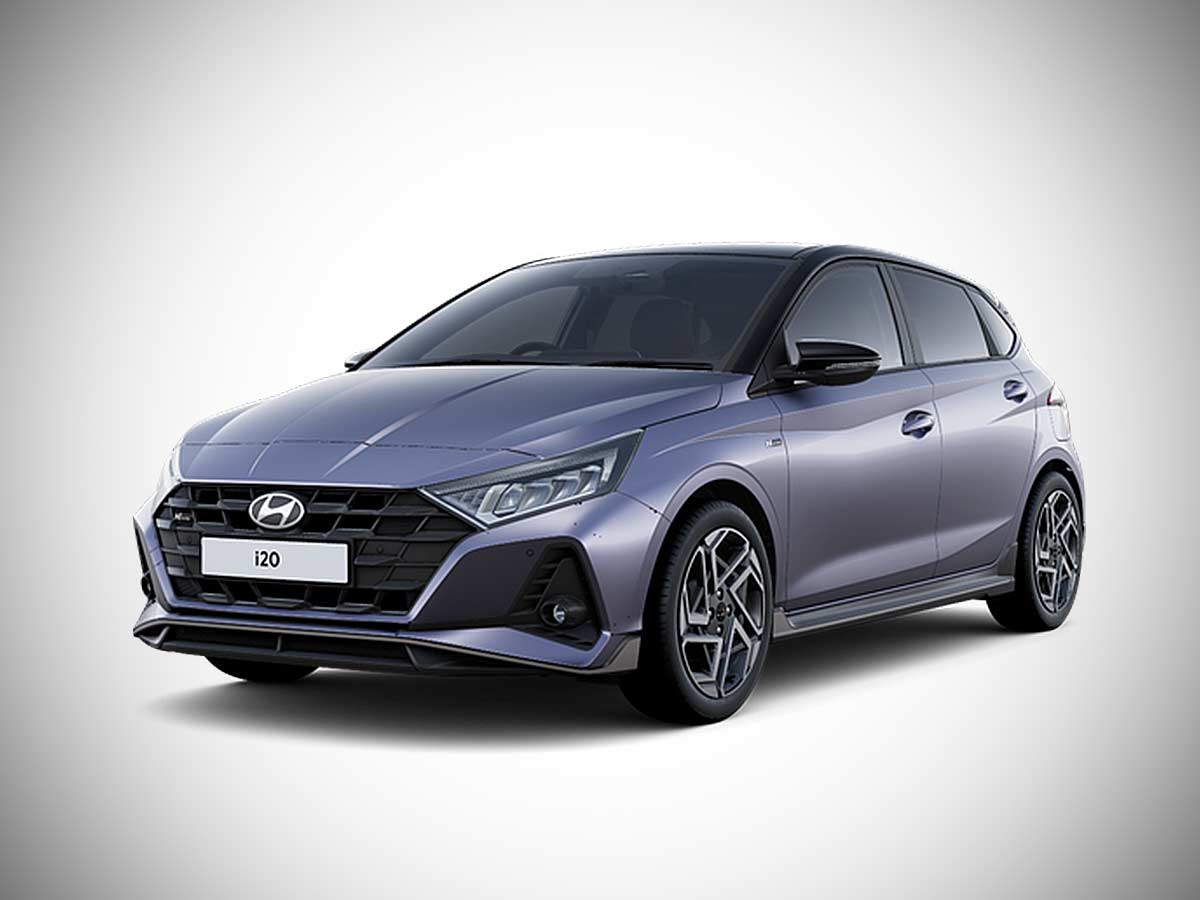 2025 Hyundai i20 N Line S Meta Blue Pearl with Phantom Black Roof