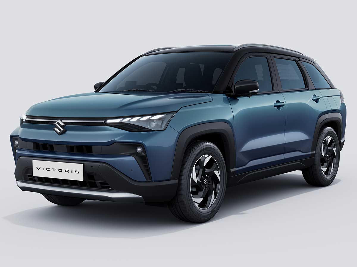 2025 Maruti Suzuki Victoris Eternal Blue with Bluish Black Roof