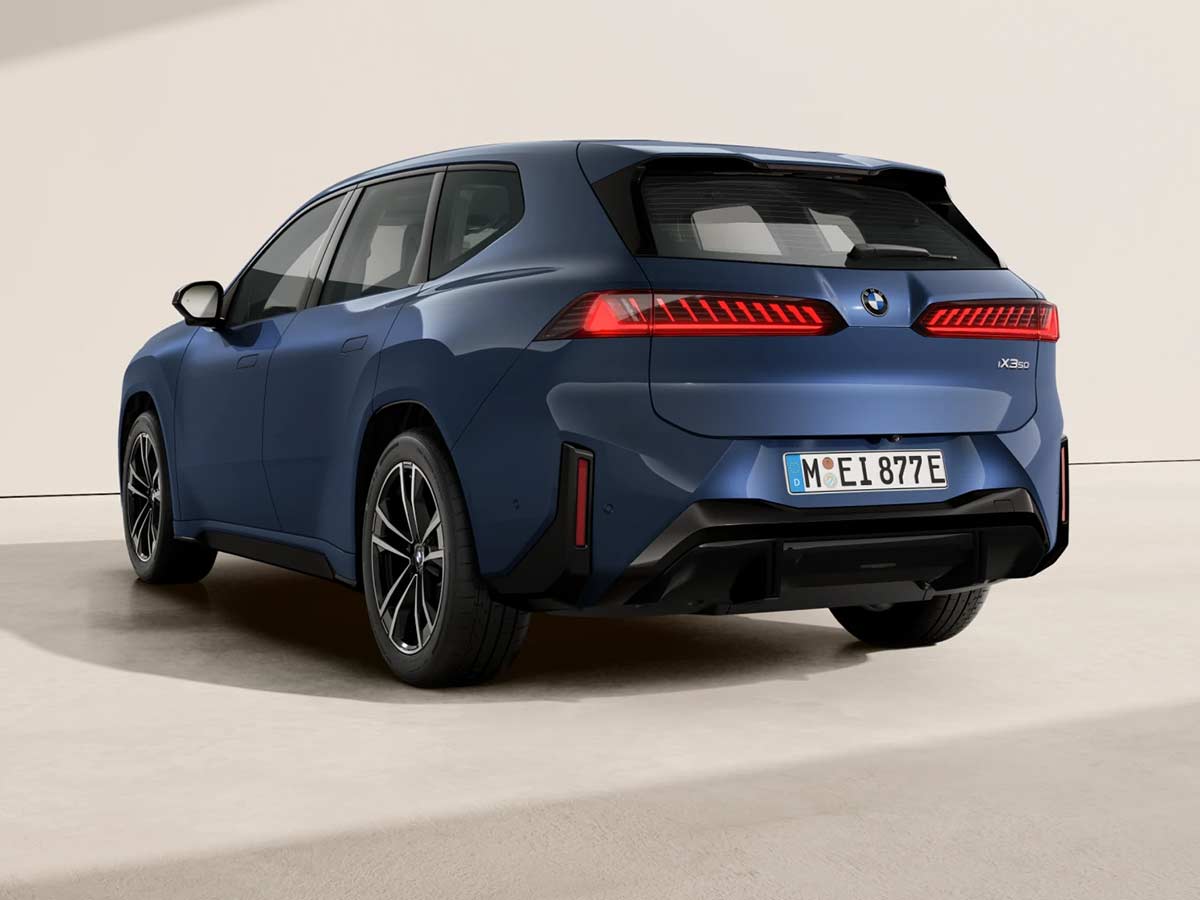 2026 BMW iX3 Ocean Wave Blue Rear