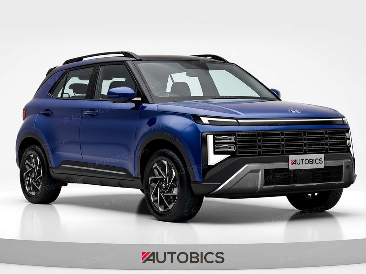 2026 Hyundai Venue Facelift Rendering Design