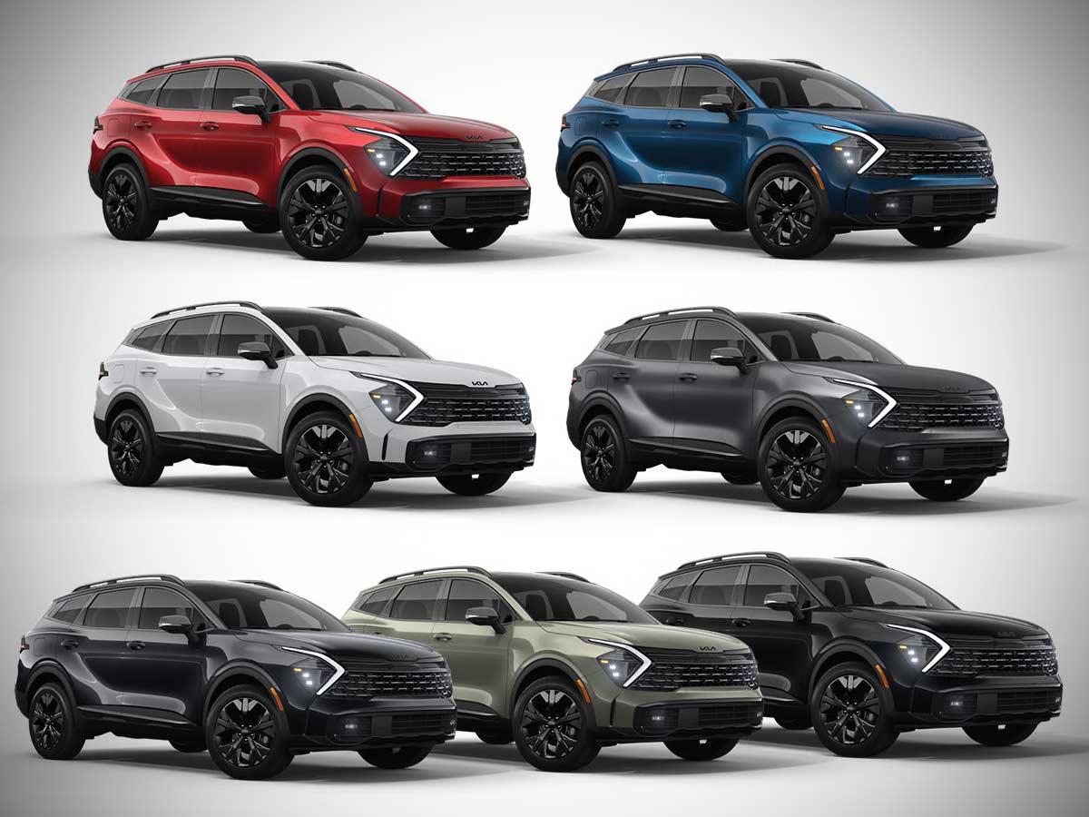 2026 Kia Sportage Hybrid X Line Prestige All Color Options