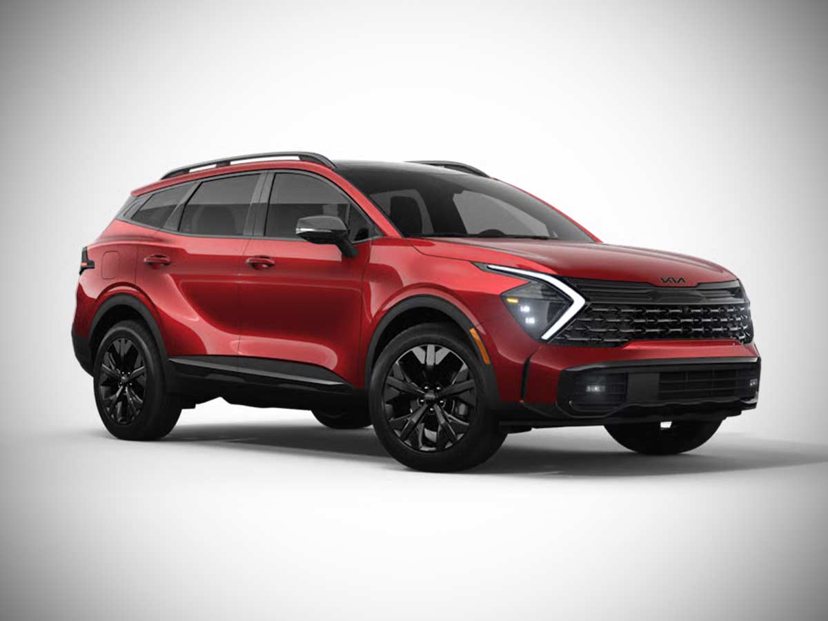 2026 Kia Sportage Plug in Hybrid X Line Prestige Dawning Red Color